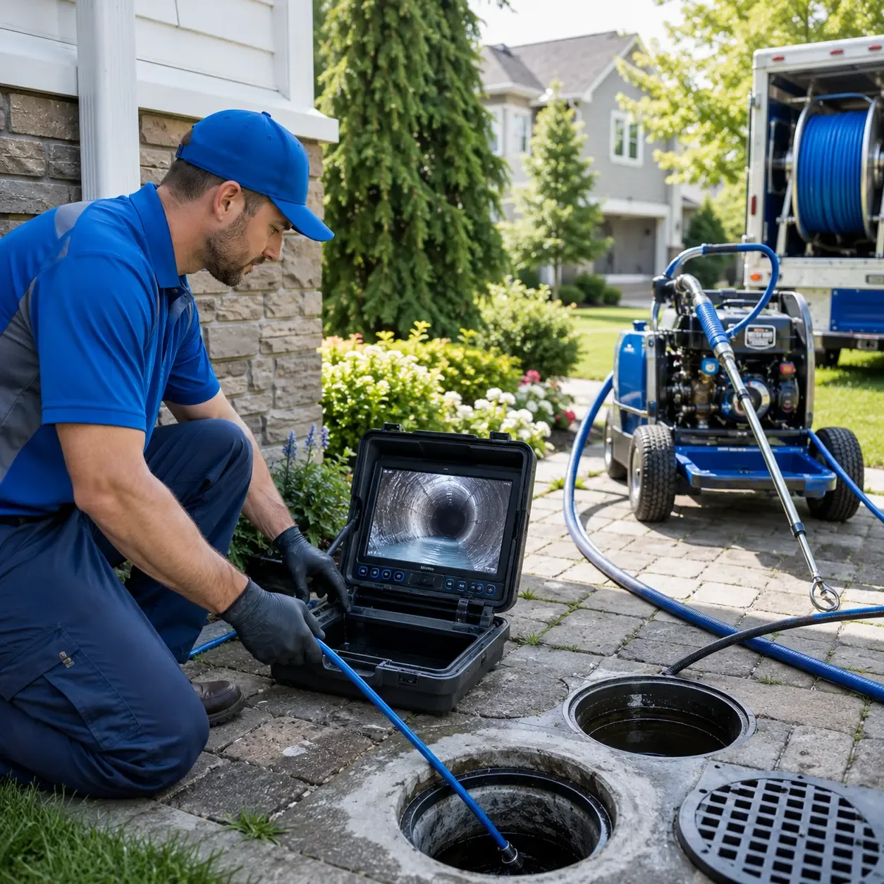 Outdoor drain cleaning professionals serving Auburn, IL